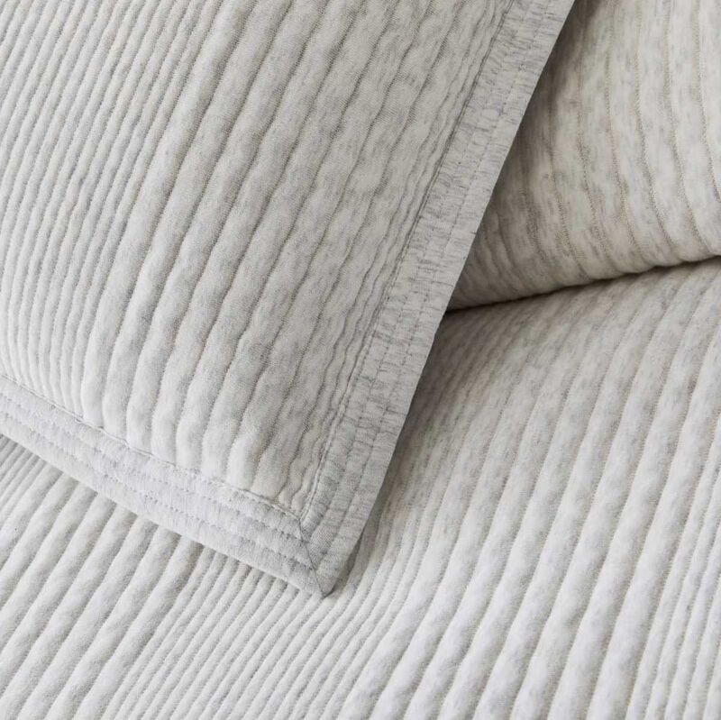 West Elm Jersey Linear Duvet Cover image number 1